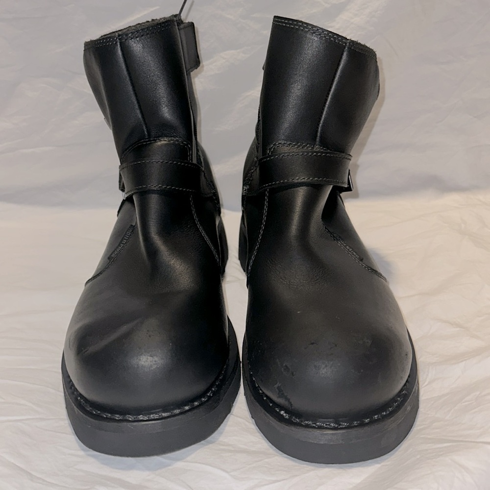 Harley Davidson Moto Riding Inner Zip Boot Size 13 M - Picture 3 of 16